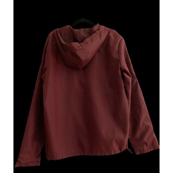 Aeropostale Hooded Windbreaker Men's size Large Front Pocket Drawstring Hood NEW - Picture 2 of 5